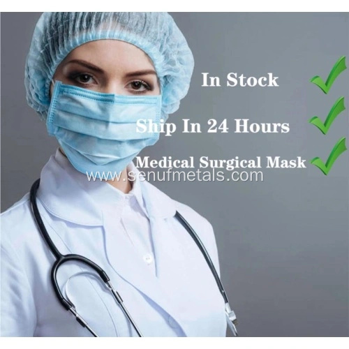 50 Pcs Fast Delivery Medical Mask 3 Layers Meltblown cloth prevent Medical Face masks 4