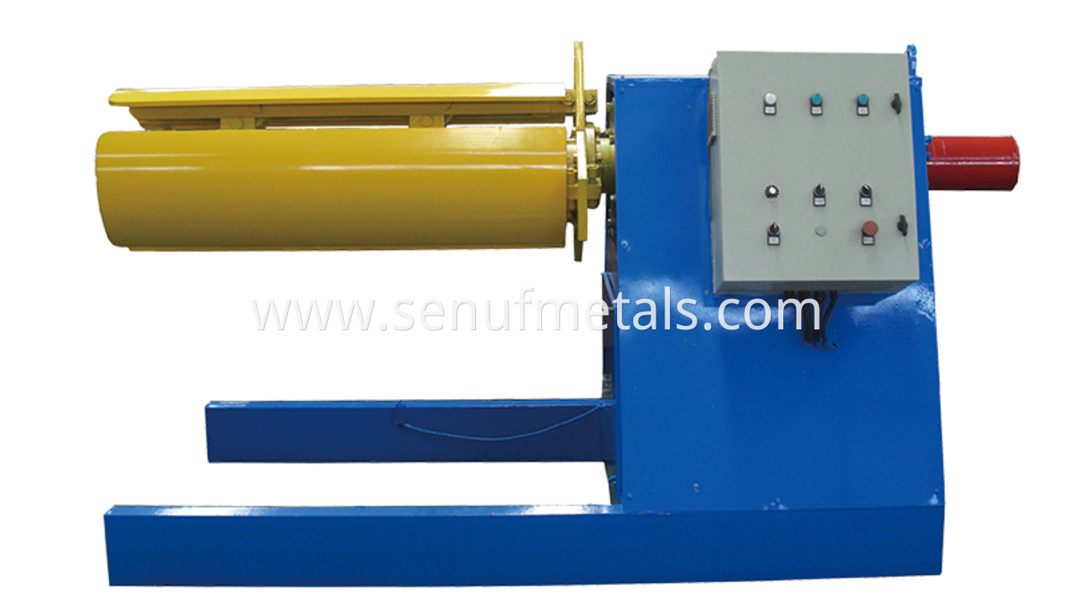 6 tons hydraulic decoiler