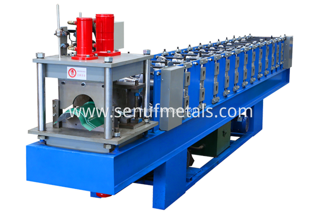 Aluminium roof ridge cap roll former equipment (2)